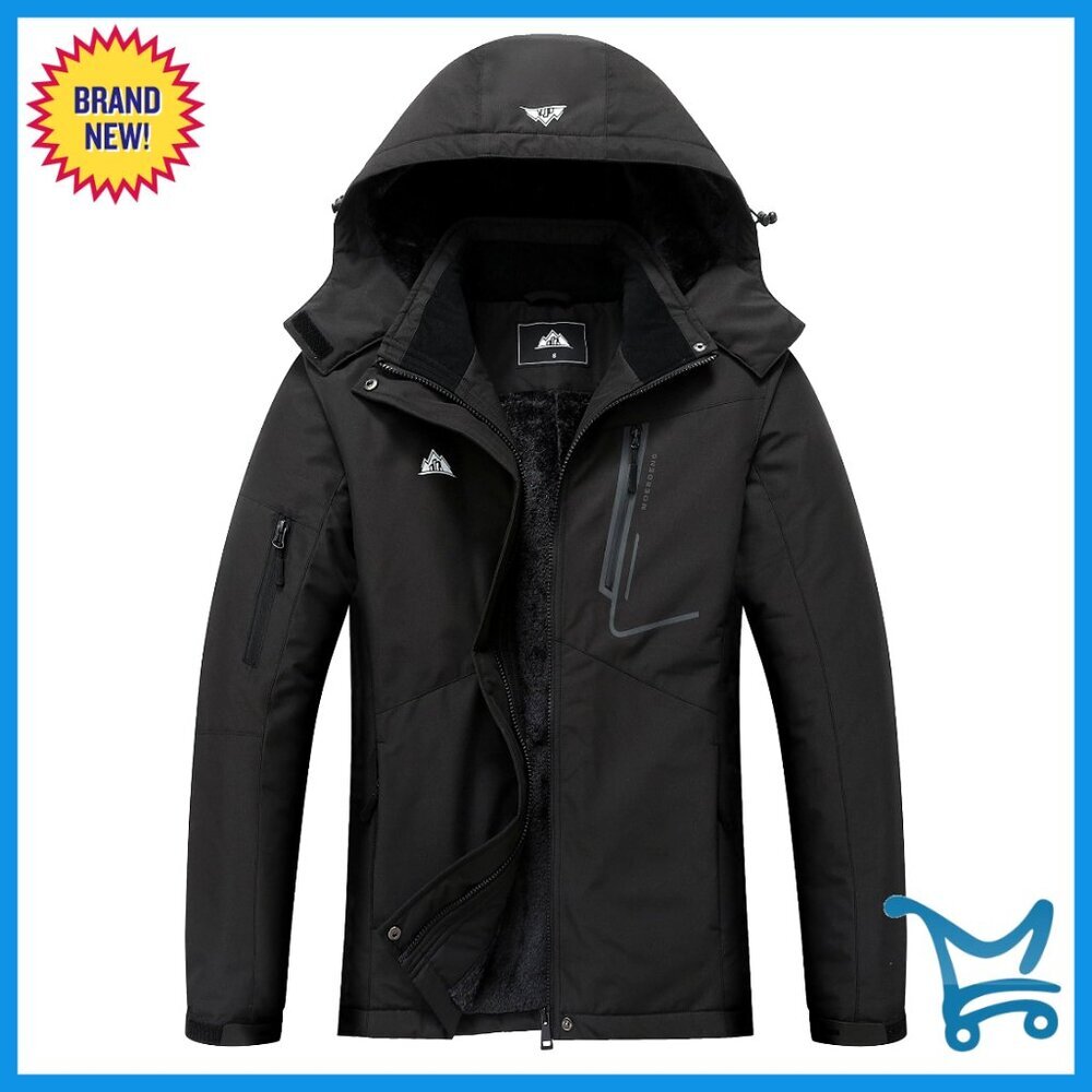 Waterproof Ski Jacket Winter Coat Hooded Snowboarding Insulated Windproof